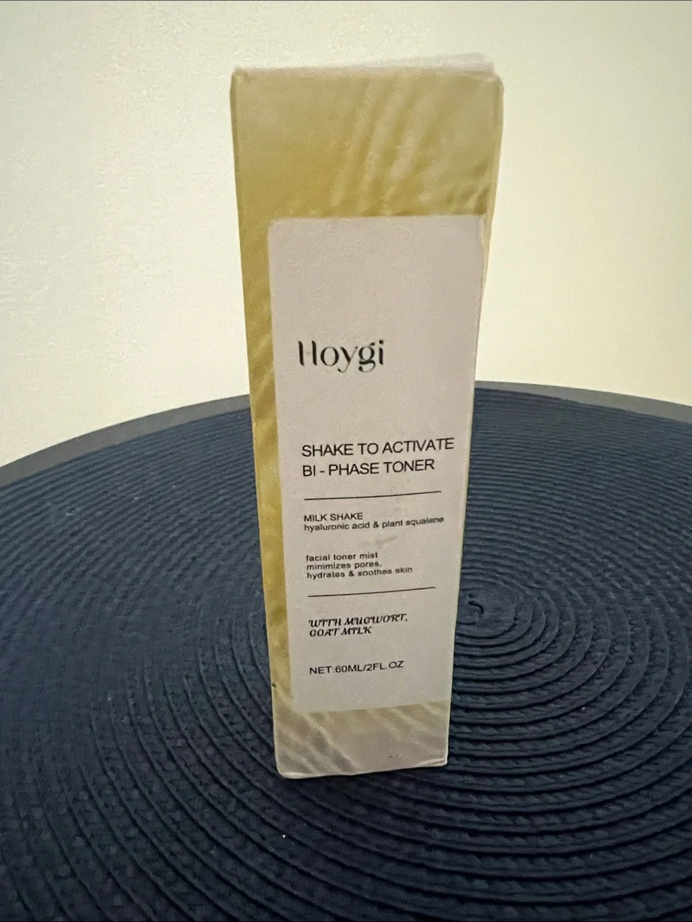 New Hoygi BI-Phase Toner hyaluronic acid and plant squaline 2oz